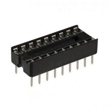 16 Pin, Dual Wipe Socket