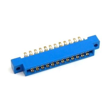 24 Pin Card Edge Connector Solder - Blue