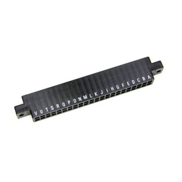 44 Pin Card Edge Connector Crimp - Black