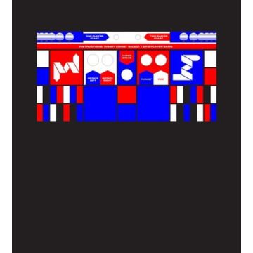 Asteroids Upright Full Wrap Control Panel Overlay