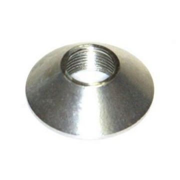 Atari Short Silver "Volcano" Button Cone Bezel
