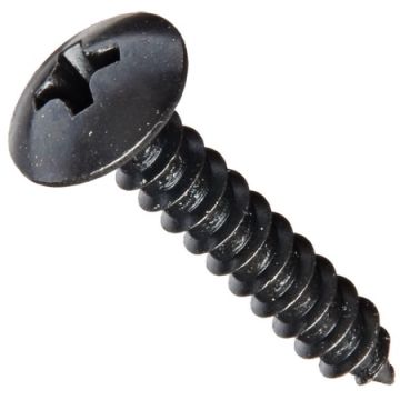 Black Finish Wood Screw