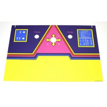 Dig Dug Upright Control Panel Overlay
