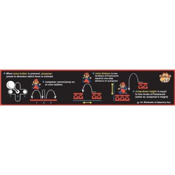 Donkey Kong Bezel Instruction Card
