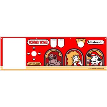 Donkey Kong Control Panel Overlay