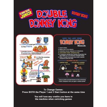 Double Donkey Kong Panel Overlay Card