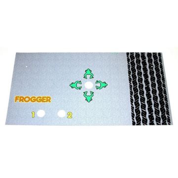 Frogger Upright Control Panel Overlay