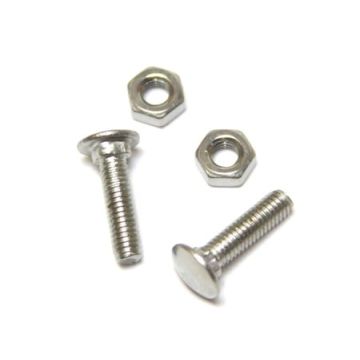 Midway Coin Plate Carriage Bolt/Nut Set