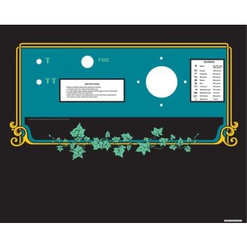 Millipede Upright Control Panel Overlay