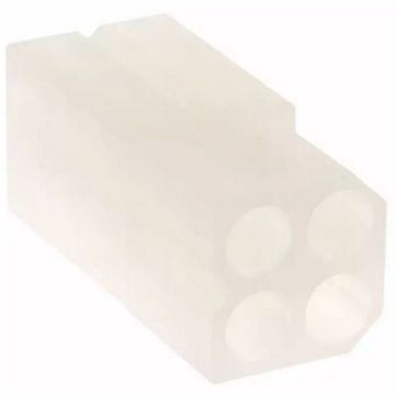 Molex 4 Pin, 2x2, .093" Male Receptacle Housing