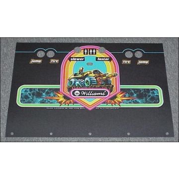 Moon Patrol Upright Control Panel Overlay