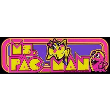 Ms. Pac-Man Upright Marquee