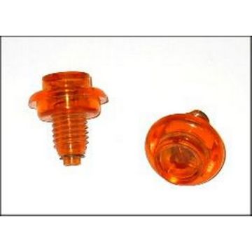 Push Button Leaf Switch Translucent Orange