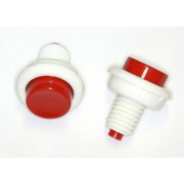 Push Button Leaf Switch White/Red