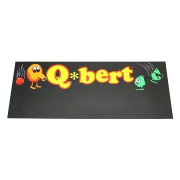 Q*bert Upright Front Overlay