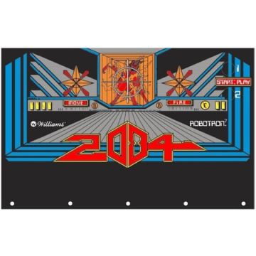 Robotron Upright Control Panel Overlay