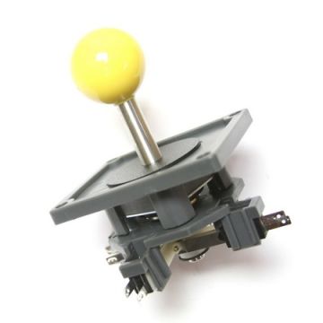 Wico Yellow 8-Way Ball 3.5" Handle Leaf Joystick